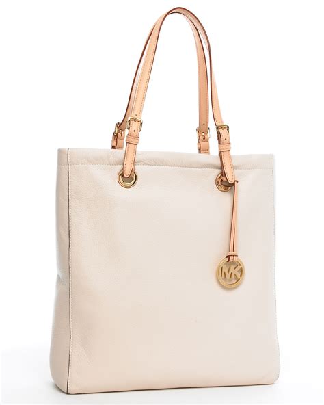 white michael kors tote|michael kors beige tote.